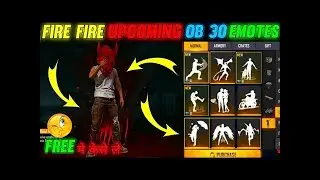OB 30 ALL NEW EMOTES // GARENA FREE FIRE