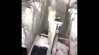 Ventrac ssv going through 6 feet of snow ice snow!! WATCH BEFORE YOU BUY!!