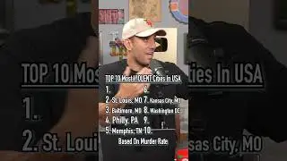 TOP 10 Most VIOLENT Cities In The USA! #shorts #usa #geography #travel #trump