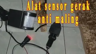 Motion detector | alat sensor gerak | alat anti maling