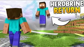 HEROBRINE Returned in Minecraft...