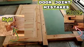 Wooden door joint mistakes | Solid wood door joint