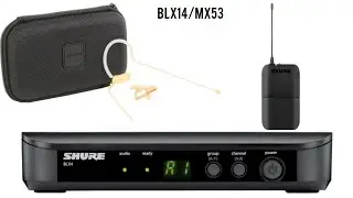 Vende-Se, Microfone Profissional Earset Sistema Sem Fio Shure BLX14/MX153T Super Discreto Palestras