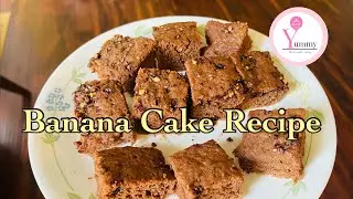 Banana Cake Recipe without measuring cups@yummybakencook #bananacake #homemadecakes