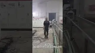 Waste Plastic Film Granulation Pelletizing Production Line in Customer Factory