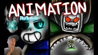 Sans vs Flowey (Fullbody animation) - Undertale | REACTION