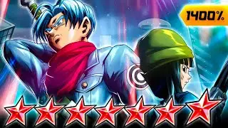(Dragon Ball Legends) ZENKAI 7, 1400%, 14 STAR TRUNKS & MAI ASSIST, THE DESTROYER OF WORLDS!