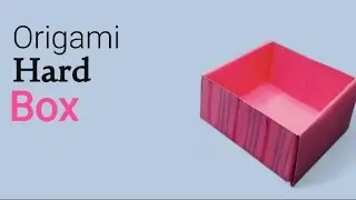 How to make paper hard box | Origami hard box | #hardbox #paperbox #boxmaking #diy #origami #paper 