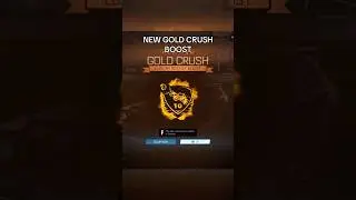 Will you be using the New Gold Crush boost? #rl #rocketleague