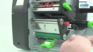 cab SQUIX tutorial: Changing print roller / Druckwalze wechseln