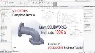 SOLIDWORKS Tutorial | SOLIDWORKS Exercise for Beginner 05 | SOLIDWORKS Beginner Tutorial