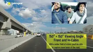 Orbit  D110 - 2 Channel 1080P Front/In-Cabin Dashcam With Display
