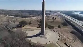 Sioux City Aerial Video Floyd Monument