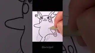 Drawing and Coloring - Pok&eacute;mon Raichu #026