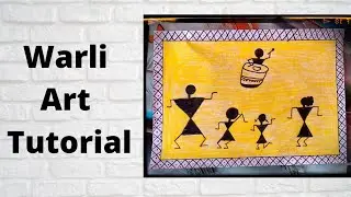 Introduction to Warli Art with step by step instructions. How to draw Warli Tribal Art form.