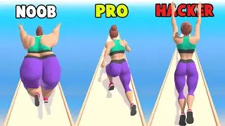 NOOB vs PRO vs HACKER I Fat 2 Fit !