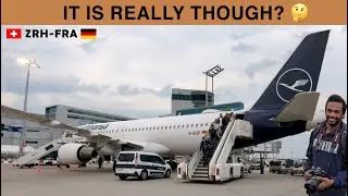 Travel from Zurich to Frankfurt on European business class | Lufthansa A320