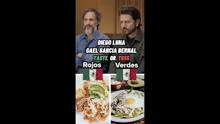 Gael Garcia Bernal y Diego Luna Taste or Toss #shorts