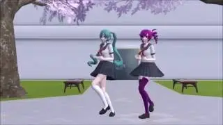 [ MMD X Yandere Simulator  ] Running Man Challenge