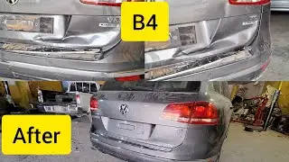 #vokswagen #tale gate door repair #no paint #no filler #pdr #paint less work @Autodenter0218 
