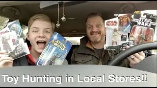 Toy Hunting for discount Star Wars toys, Action figures for our Action figure Cave!