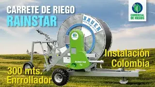 Carrete Autopropulsado BAUER | Sistema de Riego Automatizado |  Enrollador de riego | Campo Colombia