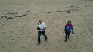 A Beach stroll and Our Park Home.