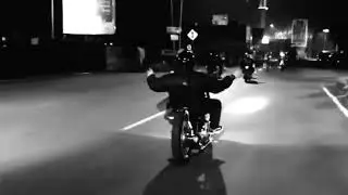 Indonesian Chopper Riding Grup Midnight Run