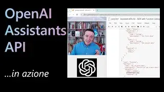 OpenAI Assistants API... in azione