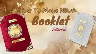 Nikkah Booklet Making || Tutorial for Beginners || AM Resin Corner