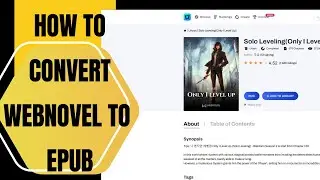 How to Download & Convert WebNovels to EPUB for Offline Reading (EASY GUIDE!)