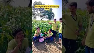Agriculture students during RAWE 😂 #agriculture #icar #bscagriculture #icarjrf #icarsrf #farming