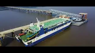 Hazira Ghogha RoPax ferry service between Surat and Bhavnagar