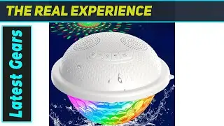 KingSom Floating Pool Speaker: The Ultimate Waterproof Sound & Light Show!