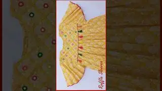 Eid Special Top Design for Baby Girl_Umbrella Sleeves Design_Top Design #shorts #short