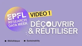 Research Data Challenge #1 | D&eacute;couvrir et r&eacute;utiliser ses donn&eacute;es de recherche