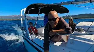 Macgregor 26X at Lake Tahoe first day