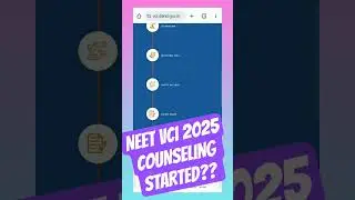 vci counselling 2025 || vci counselling 2025 start date