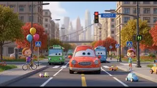City Wheels Go Round and Round | Fun Kids Song & Nursery Rhyme | Toddler Songs & Rhymes