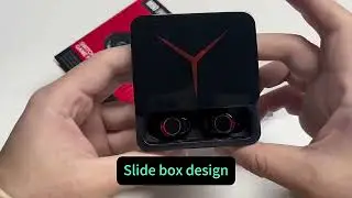 Casti wireless earbuds gaming, Bluetooth 5.3, Fara fir, Display, touch,  led, Eliminare zgomot
