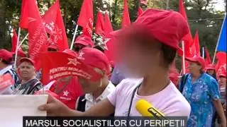 Marșul Socialiștilor huiduit de Unioniști