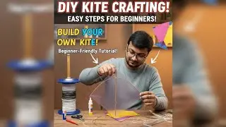 DIY my first vlog #KiteDesign #VloggerCommunity #DailyVlog #KiteLovers #DIYCrafts