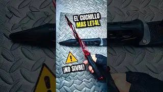 El cuchillo m&aacute;s &ldquo;LET4L&rdquo; del mundo l no sirve para el combate #short #shortsfeed #curiosidades
