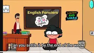 Conversation between Teacher and Student regarding Pending Fee | learn english #english