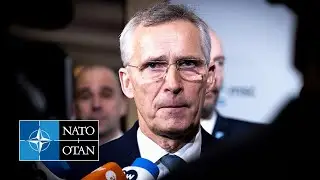 NATO Secretary General doorstep at the Munich Security Conference, 16 FEB 2024