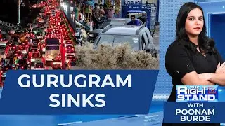 Муссонные страдания Гуруграма: город тонет в дождях и апатии | Наводнения в Гуруграме | The Right...