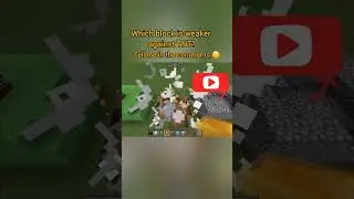 Which block has the least resistance to TNT? Let's test it!😎