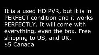 Free Hauppauge HD PVR Giveaway!