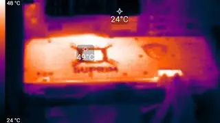 MSI GeForce RTX 3070 Ti Suprim X - Нагрев