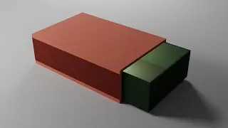 Blender Tutorial | Match Box(Without match stick)